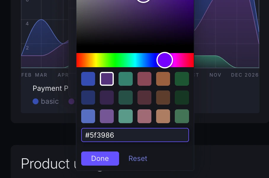 Hex color picker